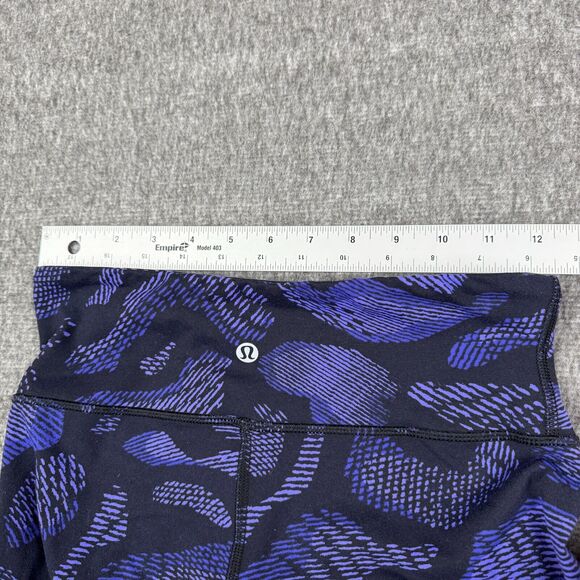 Lululemon Wunder Under III Pant Women's 4 Warp Super Purple Black Leggings - Picture 6 of 7
